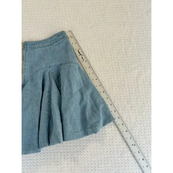 Light Wash Denim Mini Skirt by Mable Size Small - Picture 6 of 6
